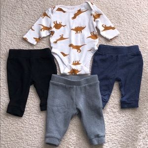 Old Navy Onesie and Pants 0-3 months